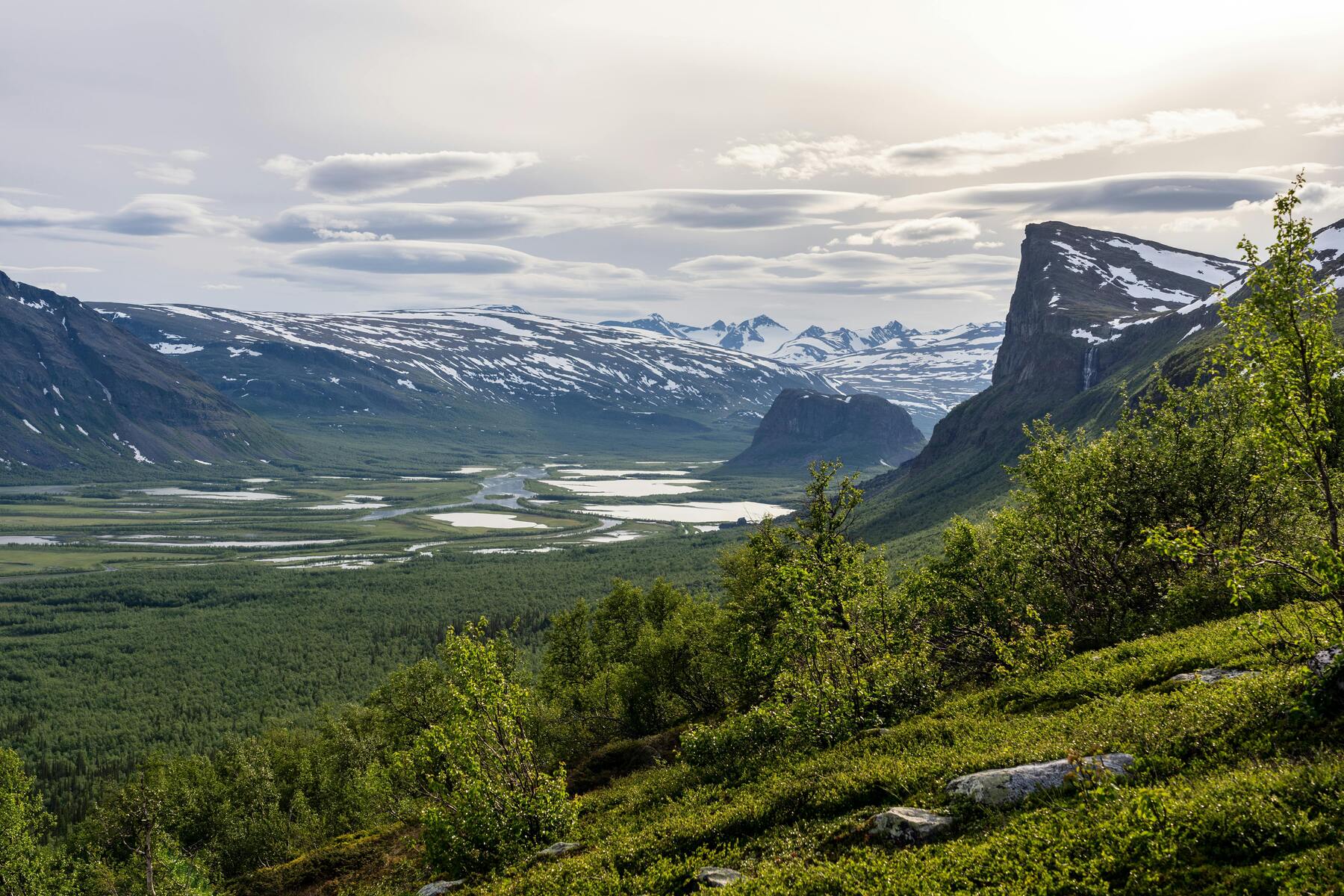 Vandring till Skierfe: En utsiktsplats över Rapadalen